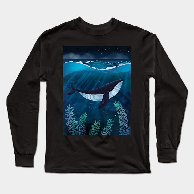 Last Whale Long Sleeve T-Shirt by LullabyBones